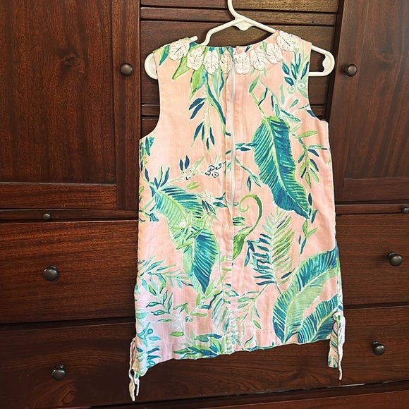 LILY PULIZTER DRESS pink and green size 6 - Picture 4 of 5